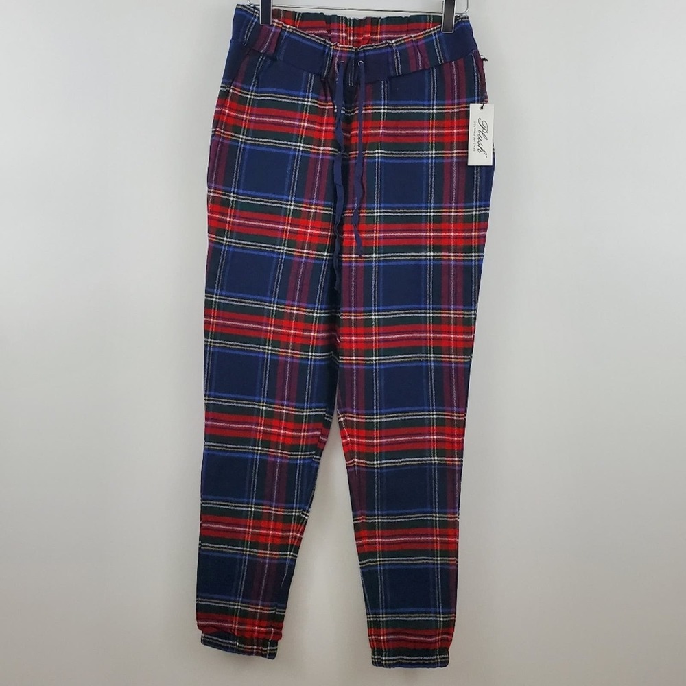 Plush Apparel Ultra Soft Plaid Flannel Jogger